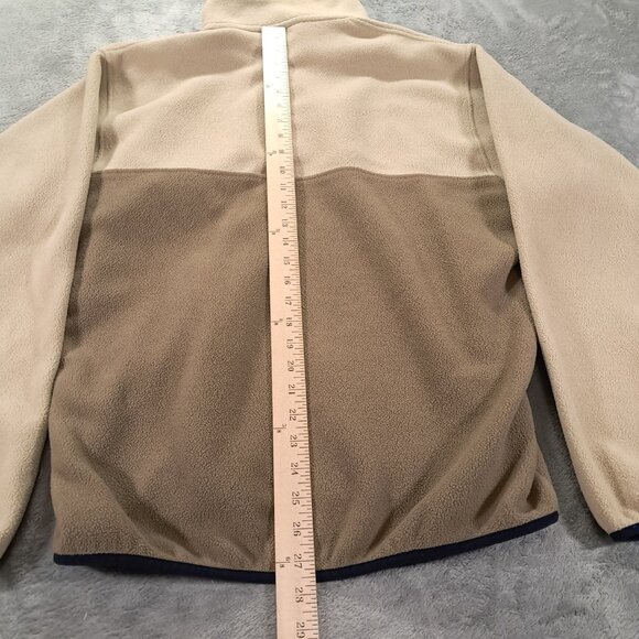 Patagonia Sweater Men M Synchilla Snap-T Fleece Beige Brown Pullover 25580 - Picture 6 of 9